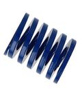 Two Pack Blue Light Load Die Springs For 3D Printers, 20 Mm Outer Diameter, 10 Mm Inner Diameter, 25 Mm Long, Closed Design High Precision, Compact And Durable Springs Ideal For Light Load Extrusion And Printer Mechanisms. Blue closed die spring close-up