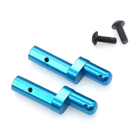 Blue aluminum parts from TT02 On Road RC Car Upgrade Part Kit With Aluminum Drive Shaft And CVD Steering Cups Bumper Suspension Arms Motor Base And Differential Cup For Tamiya TT02 1 10 Scale On Road Vehicle