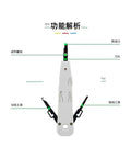 Pro Grade Network Tool Kit tool for Cat Five cable installation in a neutral background, showing features for wiring set use.