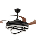 42 Inch Ceiling Fan with Light for Living Room, Bedroom, Remote Control in modern design with sleek blades.