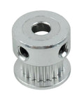 Premium Timing Pulley Kit With 20T And 36T Aluminum Synchronous Wheels 5mm Bore, Includes 200Mm Belt For Smooth 3D Printer And CNC Motion Control Setup silver 5mm bore aluminum timing pulley