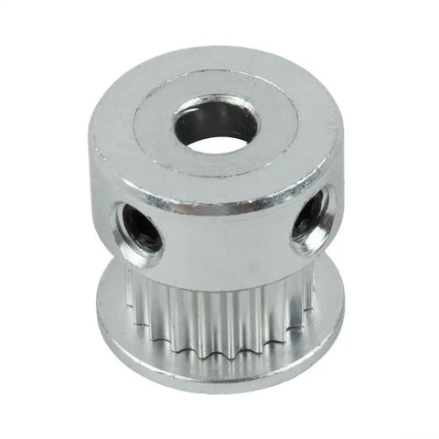 Premium Timing Pulley Kit With 20T And 36T Aluminum Synchronous Wheels 5mm Bore, Includes 200Mm Belt For Smooth 3D Printer And CNC Motion Control Setup silver 5mm bore aluminum timing pulley