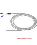Coiled Type K Thermocouple Temperature Sensor Probe Two Wire With PTFE Cable Built For Industrial HVAC And Food Processing Lines