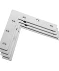 Heavy Duty Stainless Steel L Shaped Corner Braces For Wood Panels And Shelves, 90 Degree Metal Mending Plates, 2x2x2 Inch, Rust Resistant