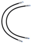 Heavy Duty Excavator Diverter Valve Hoses Two Pack Quarter Inch Interface High Pressure 60 MPa 8700 PSI Throttle Valve