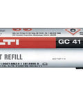 Gas Can GC 41 For GX 3 Heavy Duty Fuel Container Spill Proof On Site Storage, shown with black cap and label.