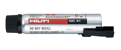 Gas Can GC 41 For GX 3 Heavy Duty Fuel Container Spill Proof On Site Storage, shown with black cap and label.