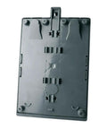 Tough As Nails Outdoor Cable Organizer Box back view, durable gray plastic, designed for secure mounting and cable management.