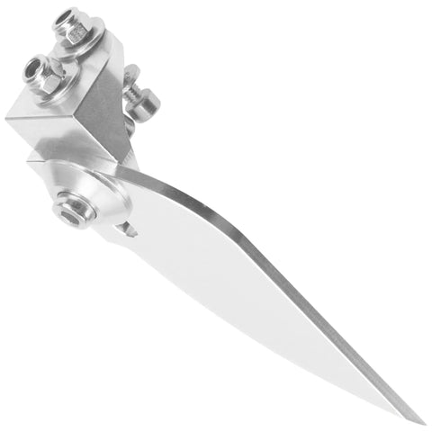 Adjustable Aluminum Alloy Turn Fins 68x30mm for 75-85cm Electric Nitro Power RC Boats CNC Machined Precision Left and Right Set