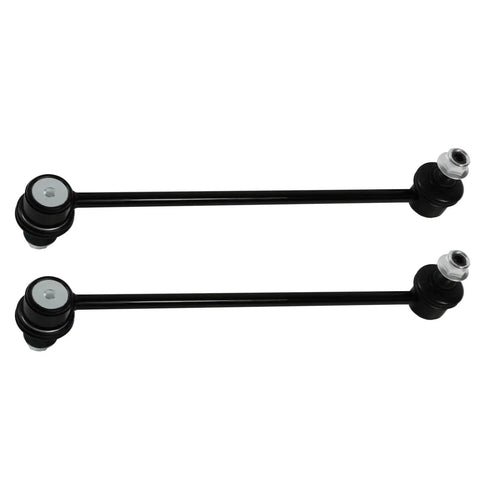 Front Sway Bar Link Kit Two Pack For Hyundai Accent 2012 To 2022 Elantra 2011 To 2016 Elantra Coupe 2013 To 2014 Elantra GT 2013 To 2017 Tucson 2014 To 2021 Veloster 2012 To 2017 Kia Forte 2014 To 2018 Rio 2012 To 2021 Soul 2014 To 2019, black sway links