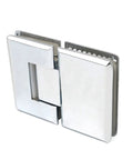 Heavy Duty Shower Glass Door Hinge 180 Degree Stainless Steel Clamp Hasps For Glass Walls And Cabinets Rust Resistant