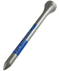 PTS Titanium Strength Wooden Golf Tees 65 Count Two And Three Quarter Inch Pro Grade Tee with thicker shaft in close-up