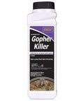 Gophertox Gopher Killer Poison Bait Granules bottle for lawn and garden protection against pocket gophers in your yard