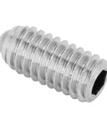 Tough As Nails Stainless Steel Spring Ball Plunger Screws 20 Piece Kit M3 X 8mm single fastener close-up with hex socket.