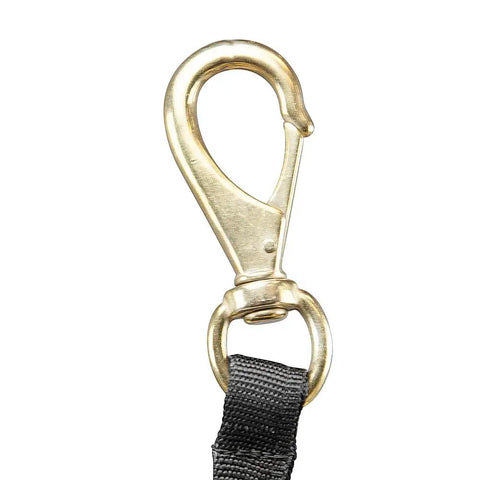 Swivel snap of Heavy-Duty Tapered-Wall Bucket With No 4 Canvas, Web Handle Running Down The Sides, Riveted Leather Strap Included