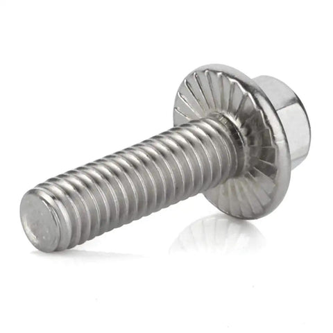 Badass M6X20mm Flanged Hex Bolts Stainless Steel 304 Heavy Duty Fasteners With Integrated Flange Base Zero Rust Guarantee For Truck Mods And Shop Projects 25 Piece Set