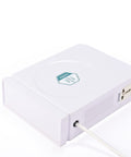 110 To 220 Volt Power Converter For Home And Travel, Heavy Duty 2000 Watt Step Up Transformer With Dual 220V Sockets, plug visible