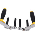 One Pair Gypsum Board Lifter And Plasterboard Carrier With Wide Grip Take The Weight Off Lifting Drywall Ceramic Tile Or Glass Panels No Sweat Home Renovation Moves featuring dual padded handles and adjustable clamps.