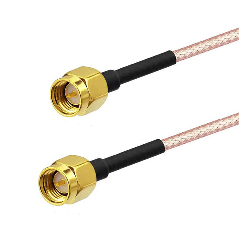 SMA Male To SMA Male RG316 Pro Grade Coaxial Jumper Cable 30cm 12 Inch 2 Pack For LNA Low Noise RTL SDR Dongle ADS B Receiver VNA