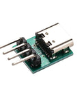 Type C Female Test Board Socket With Bent Pins 16 Pin 2.54 Pitch USB 3.1 Data Transfer Connector Kit for PCB Debugging And Quick Prototyping