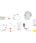 3L Electric Pulsation Milking Machine For Cows And Goats, Portable Vacuum Milker With Adjustable Pressure, Includes Milk Bucket and Kit