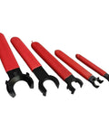 Get That Sweet Grip With This High Carbon Steel ER Collet Chuck Wrench Spanner for CNC Milling Machine and Lathe Clamping Nu, set of five tools.