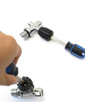 Portable Scuba Diving Cylinder Valve Wrench Handwheel Nut Driver Tool Double Head Spanner Pro Grade Regulator Accessories