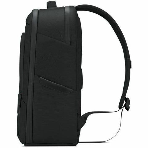 Premium 16 Inch Laptop Backpack for Your Work Rig Featuring Pro Organizers and Quick Retrieval Pockets, side view with adjustable shoulder strap.