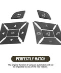 Steering Wheel Button Sticker Cover Replacement For Mercedes Benz M Class G Class A B C E Class Interior Trim Decoration