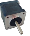 35x35mm Frame Stepper Motor 1.8 Degree Nema 14, 0.8A, 18N.cm Holding Torque, 34mm Length, 5mm Shaft, Great for 3D Printers, CNC Machines, Engraving and Automation, For Makers and DIYers; black NEMA 14 motor with 5mm shaft