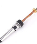 Pen Turning Mandrel for Wood Turning and Lathe Work, Handy DIY Woodworking Accessory Tool, showing taper shank and threaded rod.