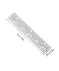 Heavy Duty Piano Hinge for Overlay Cabinet Doors and Furniture, Smooth Pivot for Kitchen and Bath Storage Units