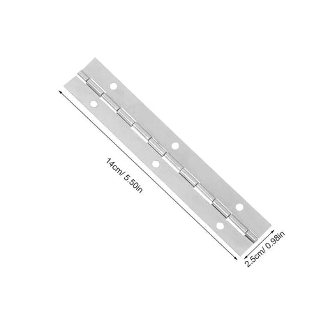 Heavy Duty Piano Hinge for Overlay Cabinet Doors and Furniture, Smooth Pivot for Kitchen and Bath Storage Units