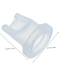 Duck Bill Valve Keg Coupler Replacement 2 Pack For Beer Keg Systems Plastic Material Restores Valve Function And Keeps Beer Fresh And Pure For Bar Pros And Home Draft Setups Reduces Foam And Delivers Smooth Pours, white plastic, 2 cm