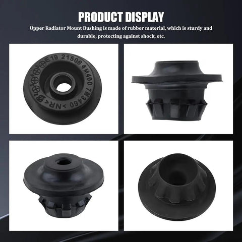 4 Piece Car Radiator Mount Bushing Rubber Replacement Set For Altima Murano Pathfinder Quest Rogue OEM 21507-4M400 display