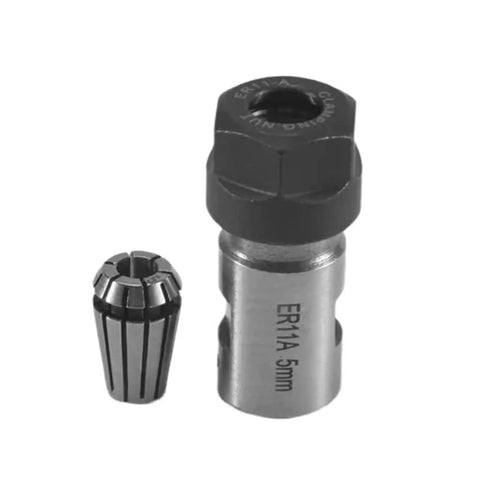 Heavy Duty Motor Shaft Collet Chuck Spindle Extension Rod For Cnc Milling Machine And Lathe Tool Holder With Badass Vibration Control And Slick Precision Performance, includes a collet and body.