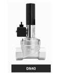 Gas Emergency Shutoff Solenoid Valve Normally Closed With Linkage, Industrial Thread, Multi Size DN25 DN32 DN40 DN50, 0.1 MPa Rating, Pro Grade Commercial Gas Control Valve for Industrial Lines, DN40