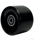 60mm 88A Skateboard Wheels With Bearings Set Of 4 Black For Street And Park Skating Cruising Carving And Tricks, Smooth Urethane