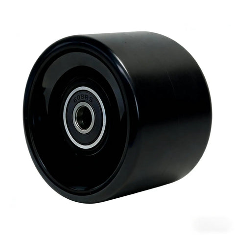 60mm 88A Skateboard Wheels With Bearings Set Of 4 Black For Street And Park Skating Cruising Carving And Tricks, Smooth Urethane