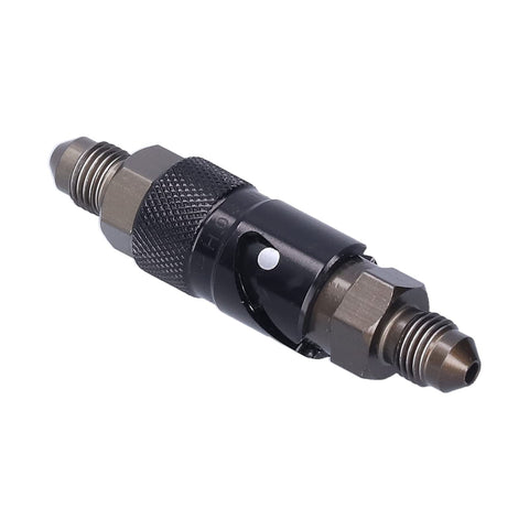 Aluminum AN3 Quick Release Brake Line Fitting for Fast Connect, featuring high-performance design and leak-proof seal, easy install.