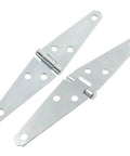 3 Inch Strap Hinges Heavy Duty Surface Mount Hinges With Mounting Screws for Barn Doors Wooden Boxes Deck Hatches Cabinets 6 Pack
