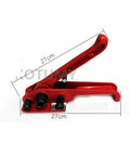 Dude, this portable manual strapping machine is totally rad for packing. Red handheld tool for PET and steel bands.