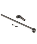 Alloy Steel Cut To Length Driveshaft For SCX24 With D Shaped Input Fits Axial 1 24 RC Crawler Chassis Set Of 2 displayed with screws