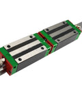 Precision Linear Motion Guide Rail Set With HGR30 And HGH30CA Slider Blocks, 1200mm long, featuring steel block assembly for CNC lathes.