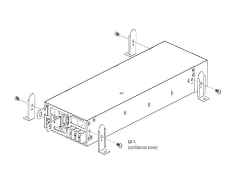 Built Tough Industrial Switching Power Supply With Short Circuit And Overload Protection For Heavy Machinery, outlined diagram.