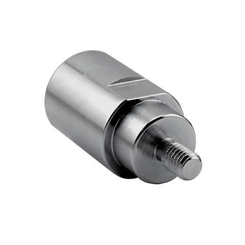 Steel Bottle Stopper Woodturning Chuck for Lathe Mounting Kit Pre Threaded One Inch Eight Tpi Female and Three Eighths Inch Sixteen Tpi Male