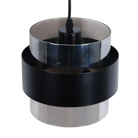 Matte Black Pendant Lights For Kitchen Island 7 Inch Adjustable Mini Glass Hanging Lights Decorative Lighting Front View