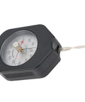 Pocket Size Dial Tension Meter Gauge For Measuring Force With Dual Needle Readout Portable Pull Tester And Compact 150 Gram Capacity Backpack Friendly Tension Gauge, black body