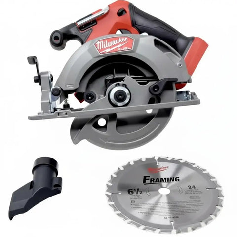 M18 FUEL 18V Cordless Circular Saw With Brushless Motor, 6.5 Inch, Tool Only, Model 2833-20, shown with blade and guard