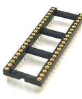 Gold Plated DIP-8 Round Hole IC Socket Adapter 8 Pins Per Socket 2 Row 2.54mm Pitch 7.6mm Row Spacing Soldering Ready PCB Prototyping Essentials